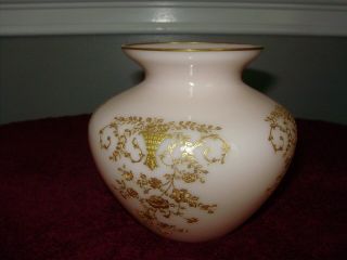 Cambridge Glass Elegant Crown Tuscan Globe Vase Portia Pattern