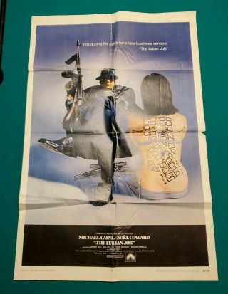 The Italian Job 1969 1 Sheet Movie Poster 27 " X 41 " Michael Caine