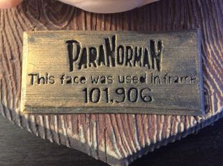 Paranorman Motion Picture Crew Gift.  4 Face Props In The Film 2