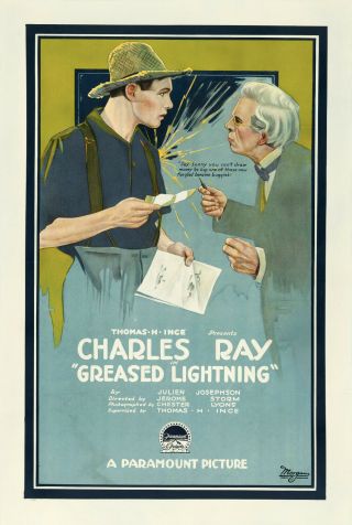 U.  S.  MOVIE POSTER FOR GREASED LIGHTNING (1919) 3