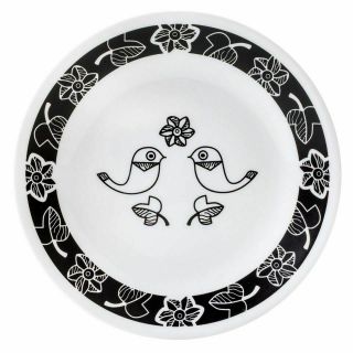 Corelle 4 Piece Set 8.  5 " Lunch Plate Set Birds Of Feather
