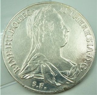 1 Thaler Austria - Maria Theresia 1780 X,  Unique,  Silver
