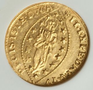 Final Doge of Venice Ludovico Manin Gold Zecchino NGC Crtfd.  MS63 1st Gen Holder 3