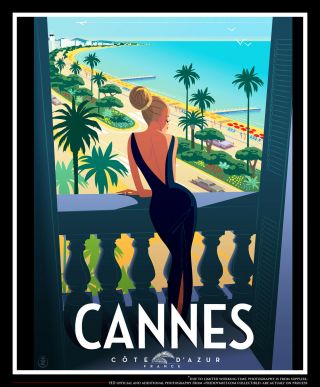 Cannes Film Festival Style A By Monsieur Z 23 " X 31 " Movie Poster 2017