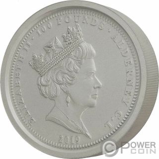 UNA AND THE LION 1 Kg Kilo Silver Coin 100£ Pounds Alderney 2019 2