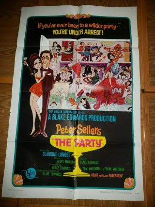 The Party Peter Sellers Studio - Issued Poster With