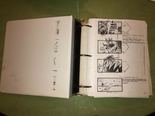 Production Company Storyboard Binder: Lord Of Illusions Set Decorator