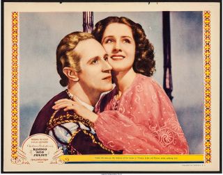 Movie Poster Romeo And Juliet 1936 Lobby Card 11 " X14 " Vf 8.  0 Norma Shearer