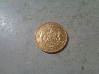 Romania 20 Gold Lei 1883 Xf,  /au