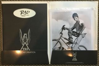 Rad (1986) Press Kit,  Bmx Racing Movie - Bill Allen