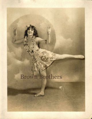 Vintage 1920s Ann Pennington Ziegfeld Follies 11 X 14 Dbw Photo By White Studio