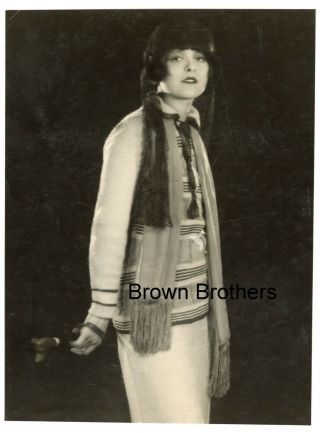 1920s Hollywood Flapper Clara Bow Dbw Oversized Photo By Edwin Bower Hesser