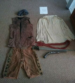 Screen Prop Pirate Outfit / Costume 3 From The 1995 Movie Cutthroat Island