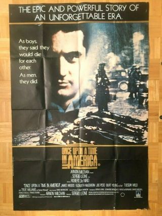 Once Upon A Time In America Movie Poster 40 " X 60 " Theater Lobby Size 1984 Promo