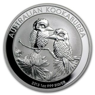 Roll Of 20 X 2013 Australia 1 Oz Perth.  999 Silver Kookaburra
