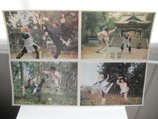 The Hot The Cool And The Vicious Non Shaw Brothers Lobby Cards 1976