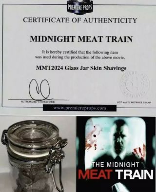 Midnight Meat Train Screen Prop Clive Barker 2008 Horror Film Bloody