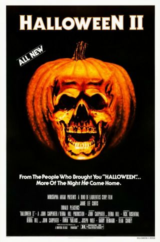 Halloween Ii (1981) Movie Poster - Rolled
