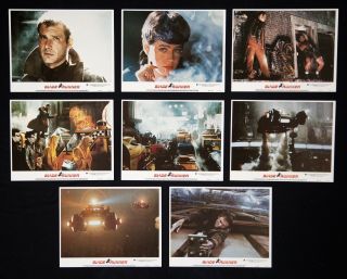Blade Runner 1982 11x14 Lobby Set Harrison Ford,  Pristine
