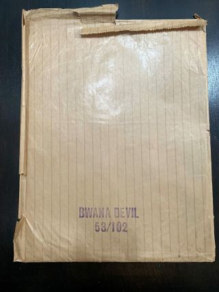 Bwana Devil (1952) Lobby Card Set (8) W/10 3d Glasses And Envelope