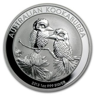 Roll Of 20 X 2013 Australia 1 Oz Perth.  999 Silver Kookaburra