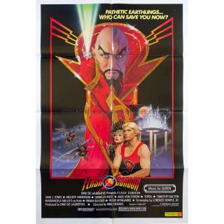 Flash Gordon Movie Poster - 27x41 In.  - 1980 - Mike Hodges,  Max Von Si