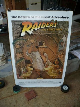 Raiders Of The Lost Ark,  Orig Rolled 1 - Sht (1982 Reissue) / Movie Poster