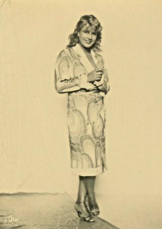 French Silent Film Star Lili Damita 1920s Large Madame D 