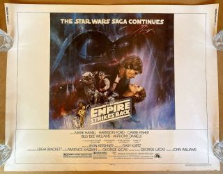 Star Wars Empire Strikes Back 1980 Half Sheet Movie Poster 800001