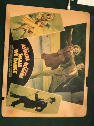 Shall We Dance 1937 Rko 11x14 " Music Lobby Card Fred Astaire Ginger Rogers