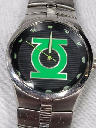 Green Lantern Fossil Dc Comics Limited Edition Watch Ll1005 244 Of 2000