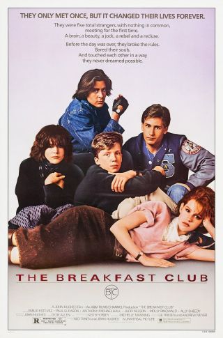 The Breakfast Club (1985) Movie Poster - Rolled
