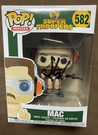 Troopers Funko Pop Vinyl 582 And 583 Mac & Farva Signed By Steve And Kevin
