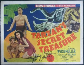 Johnny Sheffiled Signed Tarzan 