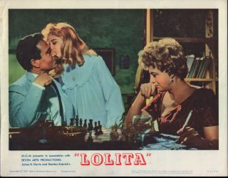 Lolita 1962 Lobby Card James Mason/sue Lyon 11x14 Movie Poster