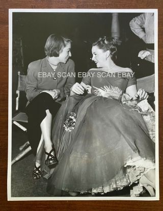 Judy Garland And Secretary Good Old Summertime Set Vintage Dbl Wt Oversize Photo