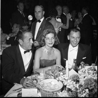 Humphrey Bogart Lauren Bacall Frank Sinatra Candid 50 