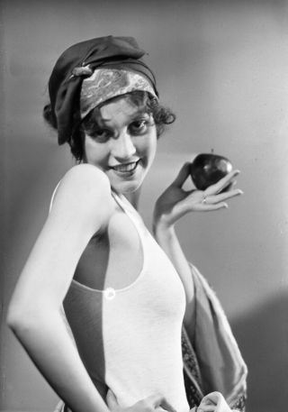 Silent Film Star Olive Borden 1927 Charles Sheldon Negative Photograph Joy Girl