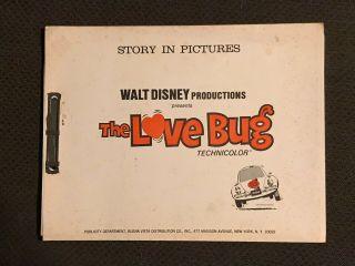 The Love Bug - 1968 Advance Publicity Photo Book - Herbie - Walt Disney