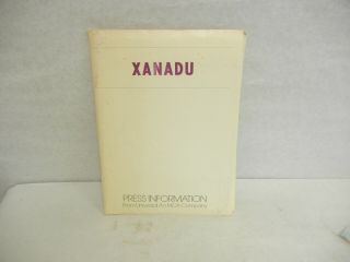 Xanadu 1980 Studio Press Kit With 22 Photos