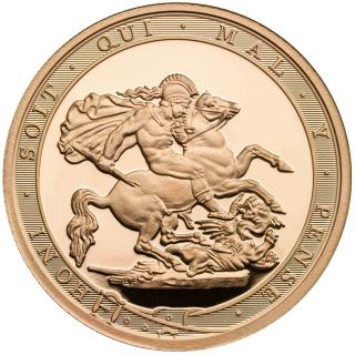 2017 The Five - Sovereign Piece Brilliant Uncirculated Gold Coin The Royal