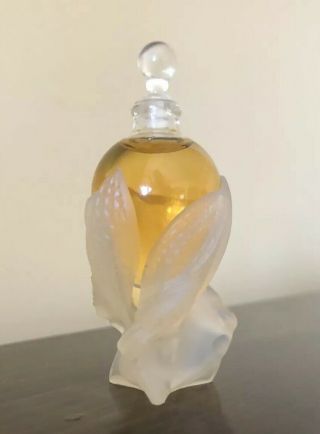 2002 Lalique Mini Perfume Bottle Limited Edition " Les Elfes " 5 Ml, .  17 Oz.
