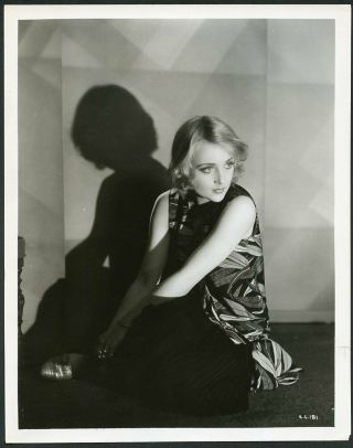 Carole Lombard In Stunning Early Portrait Vintage 1920s Photo