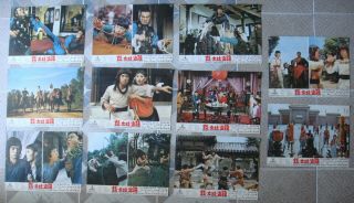 Bandits Prostitutes & Silver Chinese 11 Lobby Cards Movie Poster 10.  5x14 1977