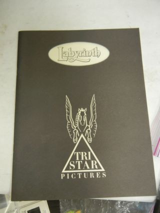 Labyrinth (1986) Studio Press Kit with 17 Photos Booklet 3