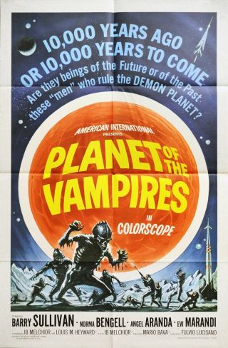 Planet Of The Vampires 1965 Movie Poster 1 - Sheet