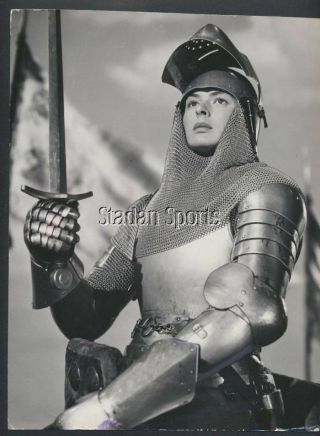 Ingrid Bergman Press Photo 1948 " Joan Of Arc " Oversize Picture