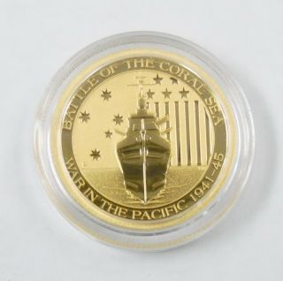 2015 Australian 1/4oz $25 Battle Of The Coral Sea Gold Coin