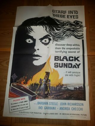 Black Sunday Studio - Issued Poster With