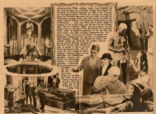 The Mummy (Karl Freund) Boris Karloff (Prospekt with 8 pages 1932) 2